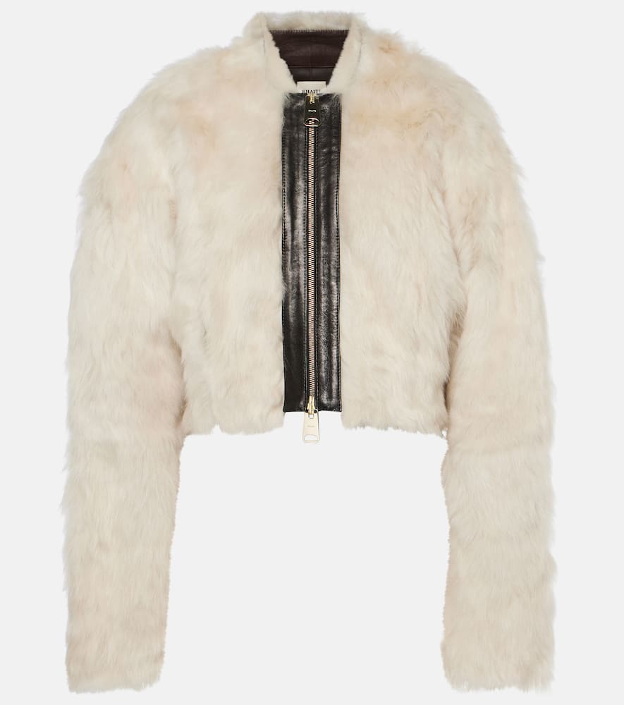 Khaite Gracell shearling jacket