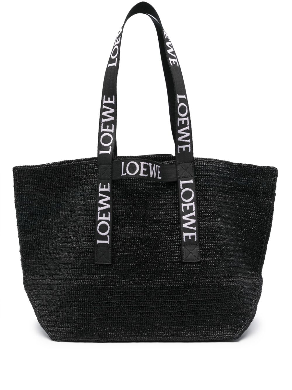 LOEWE- Fold Shopper Raffia Tote Bag