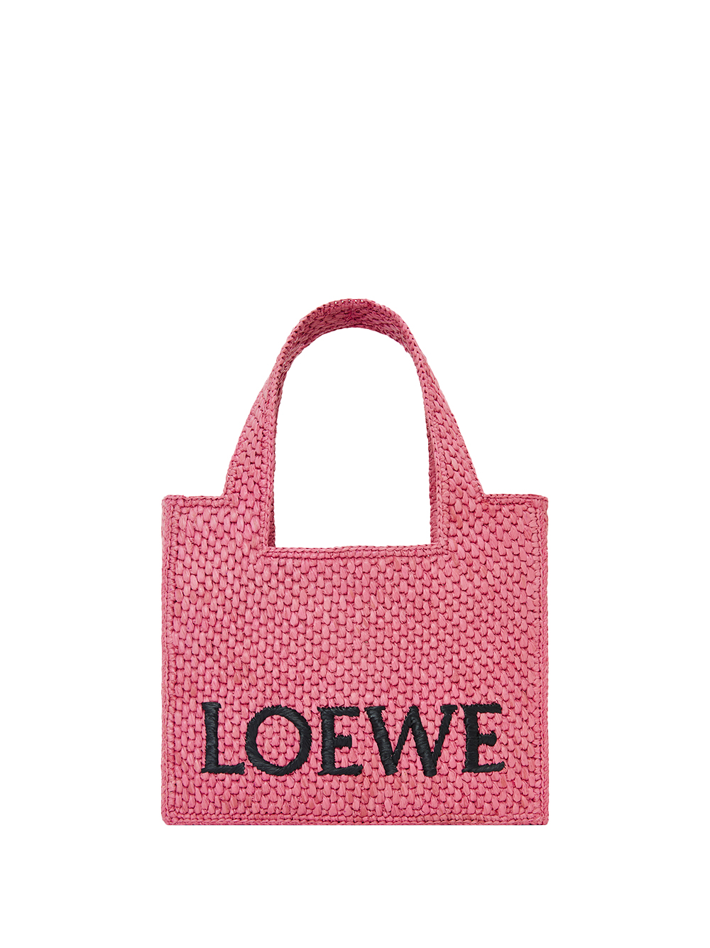 LOEWE PAULA'S IBIZA- Loewe Font Raffia Mini Tote Bag