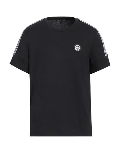 Michael Kors Mens Man T-shirt Black Size XS Cotton