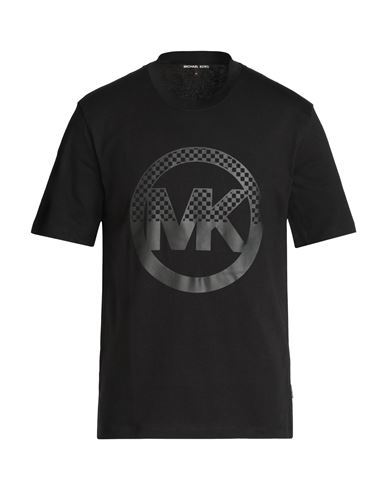 Michael Kors Mens Man T-shirt Black Size XXL Cotton