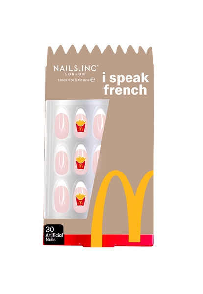 Nails.INC (US) Nails.INC X McDonald's i speak french Press On Nails