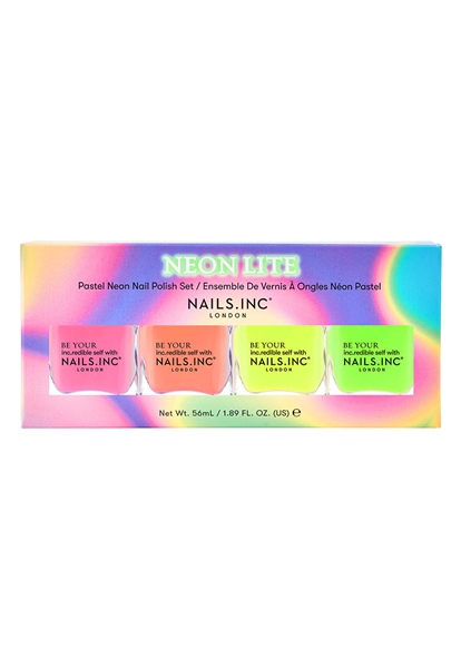 Nails.INC (US) Neon Lite 4-piece Nail Polish Set