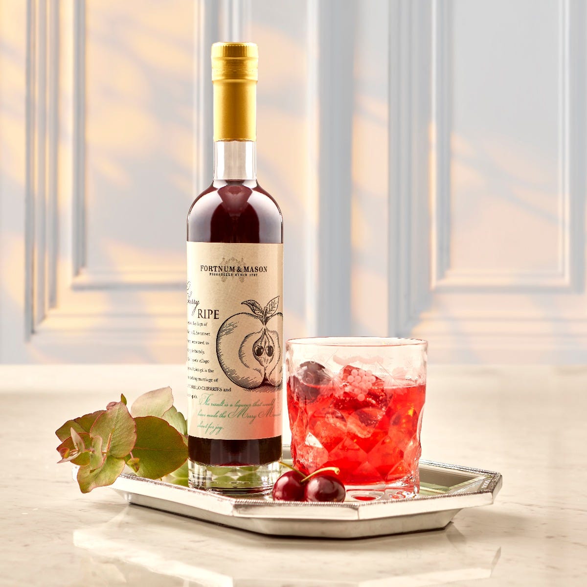 Somerset Cherry Ripe Liqueur, Cider Brandy Co., 35cl, Fortnum & Mason