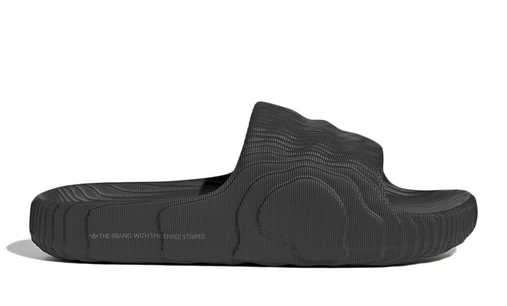 Adidas Adilette 22 Slides Black - Size: UK 4-EU 37 - Size: UK 4-EU 37-