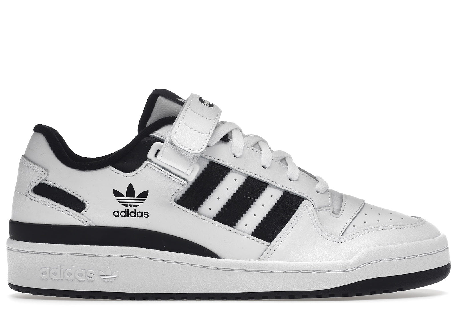 Adidas Forum Low White Black - Size: UK 12.5 - EU 48 - Size: UK 12.5 - EU 48 -