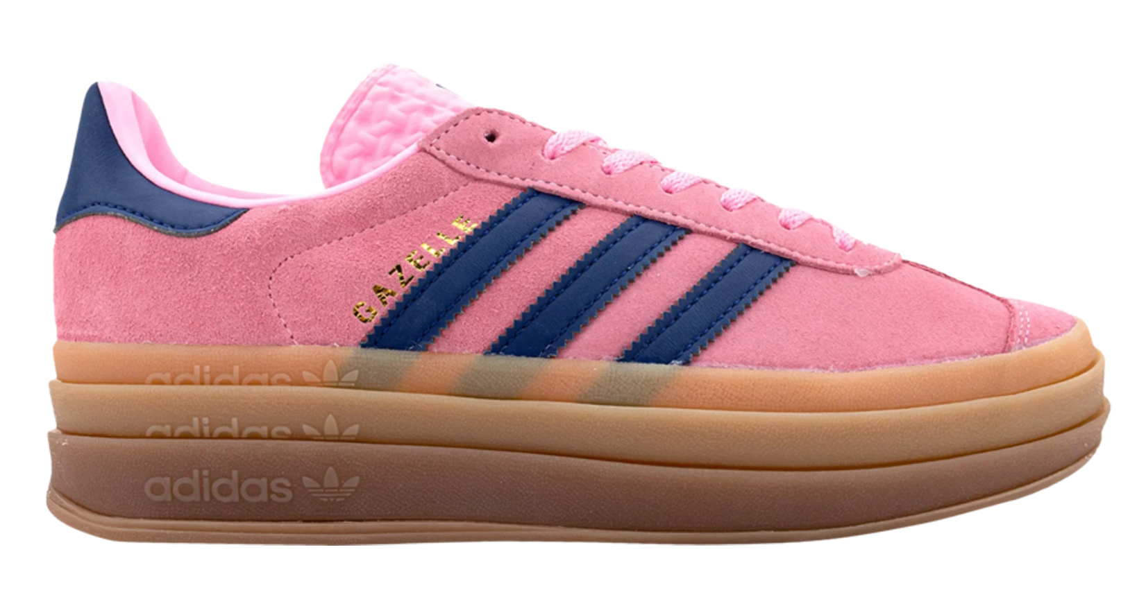 Adidas Gazelle Bold Pink Glow Gum (W) - Size: UK 4 - EU 36 2/3 - Size: UK 4 - EU 36 2/3 -