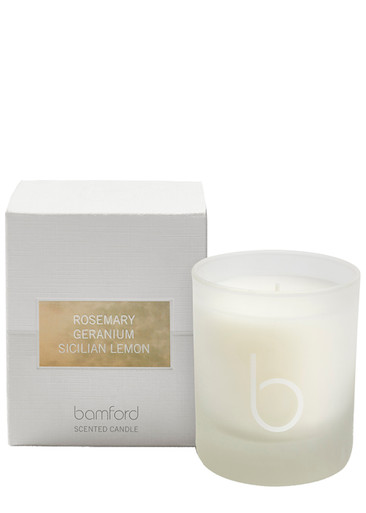 Bamford 1 Wick Rosemary Candle, Candles, Cotton, Crisp Herbal Blend