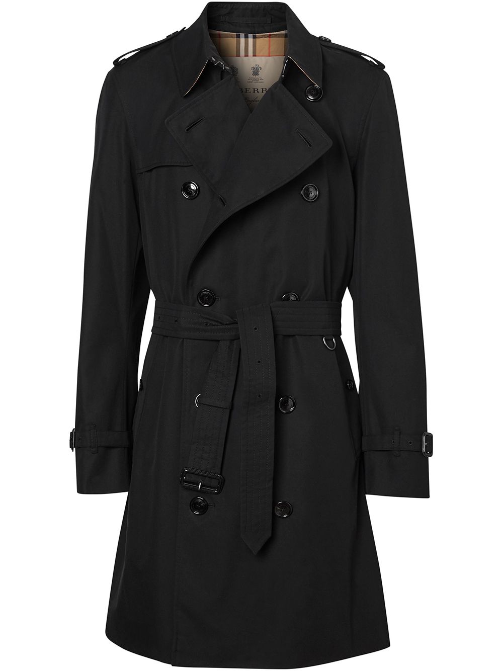 Burberry Chelsea Heritage mid-length trench coat - Black