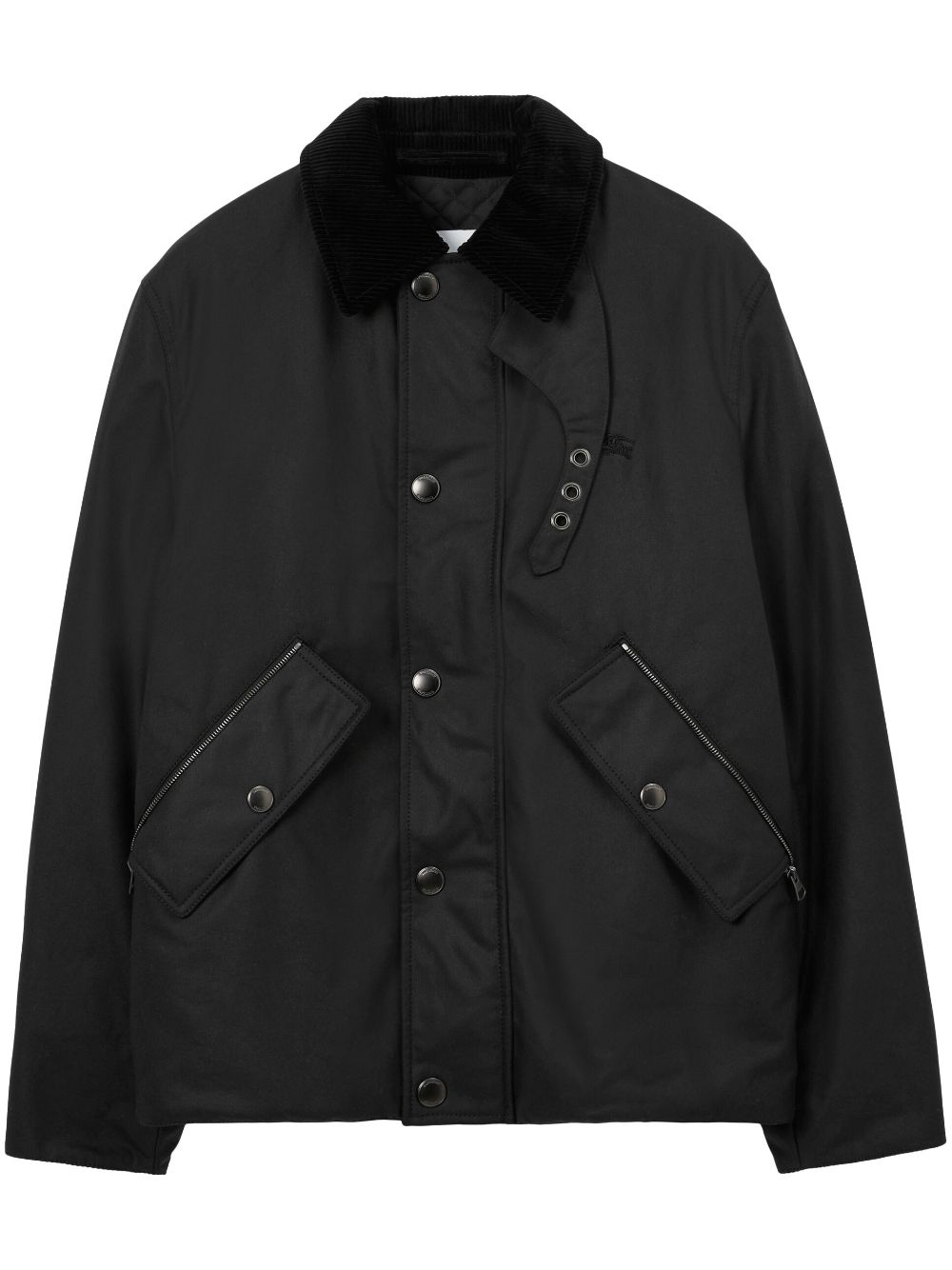Burberry Equestrian Knight single-breasted jacket - Black