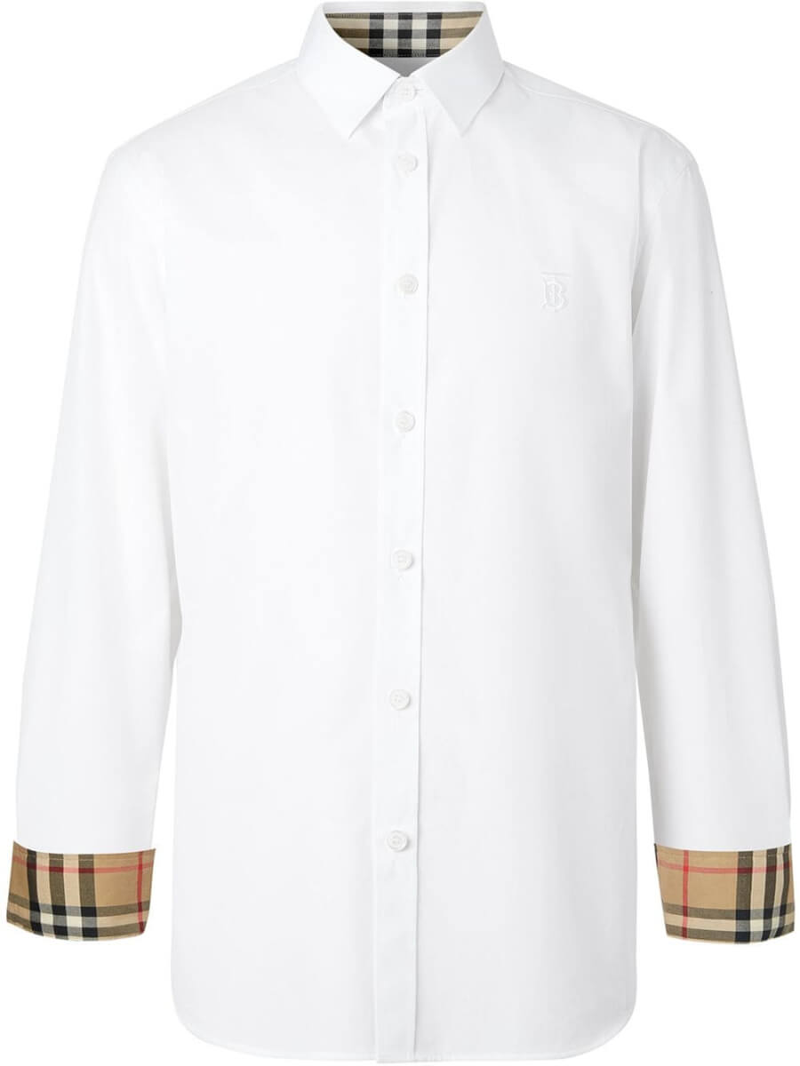 Burberry Monogram Motif slim-fit shirt - White