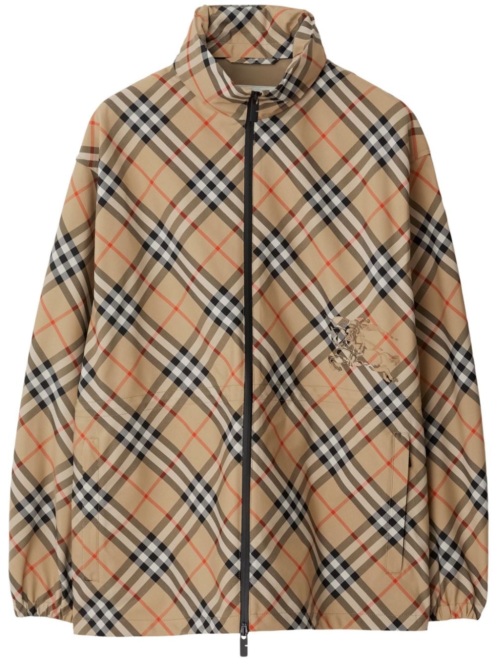 Burberry Vintage Check-print twill jacket - Neutrals