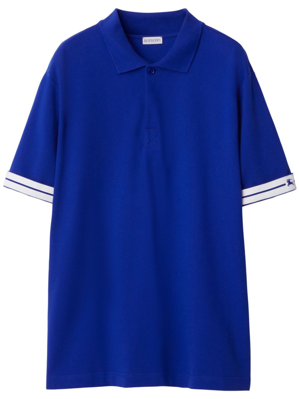 Burberry cotton piqué polo shirt - Blue