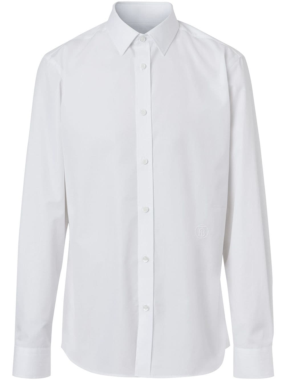 Burberry embroidered detail shirt - White