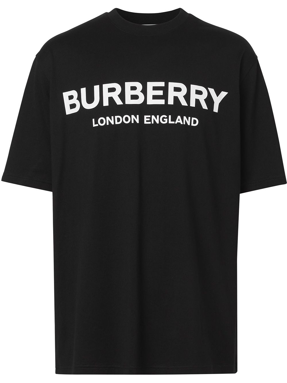 Burberry logo print T-shirt - Black