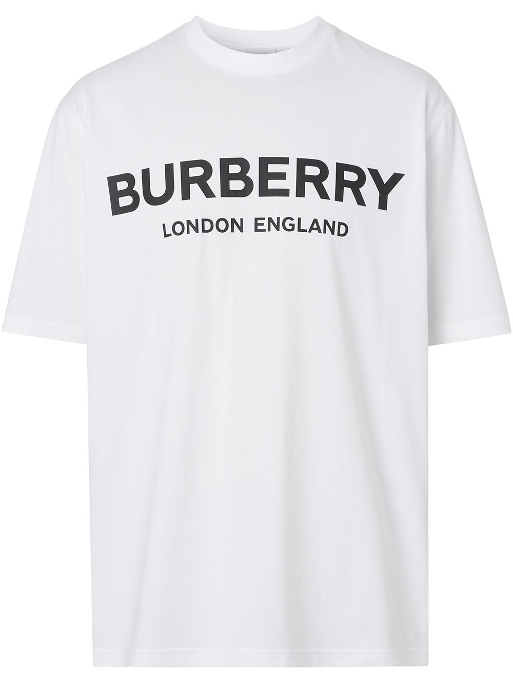 Burberry logo print T-shirt - White