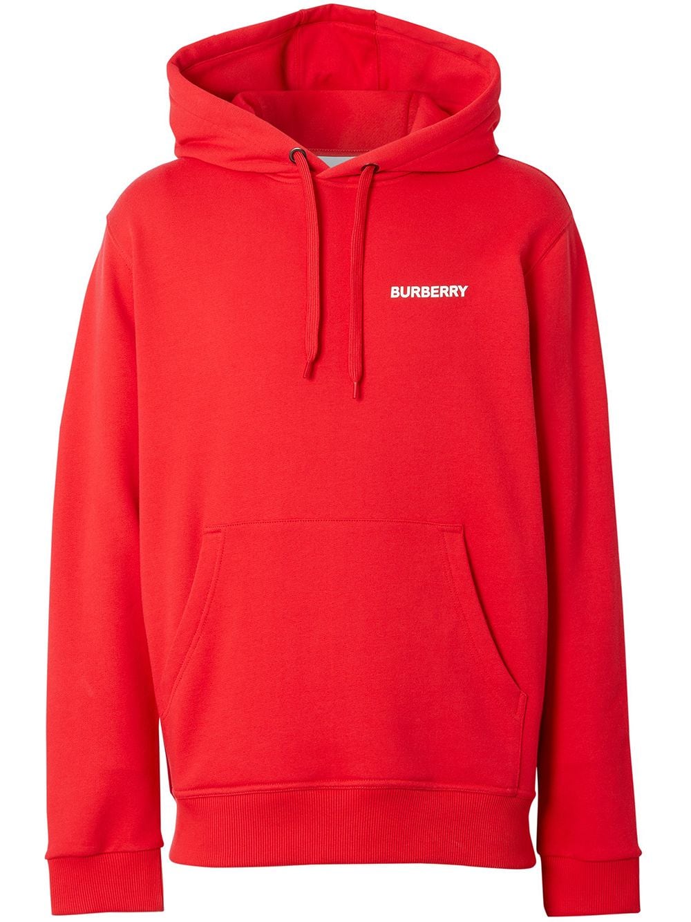 Burberry montage print hooded sweatshirt - Red