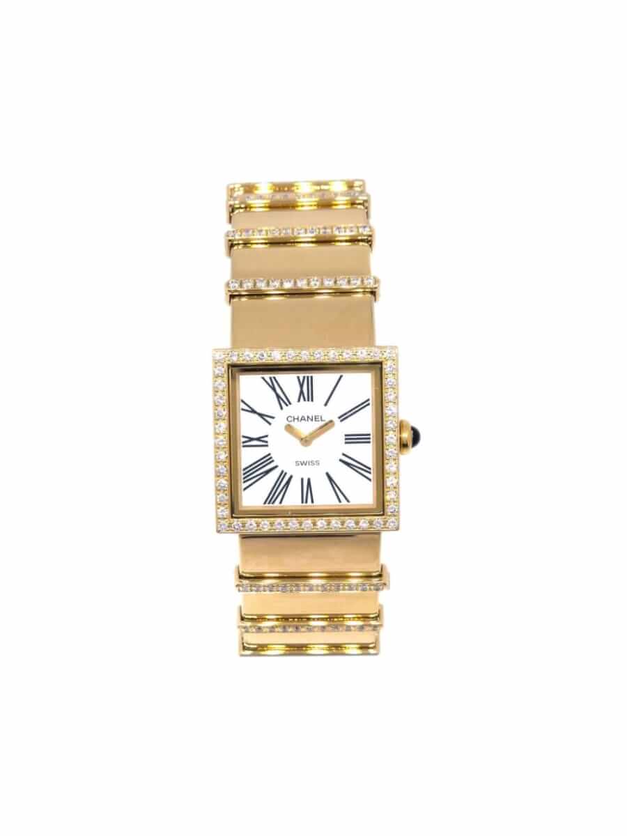 CHANEL Pre-Owned 1989 Mademoiselle 23mm - White