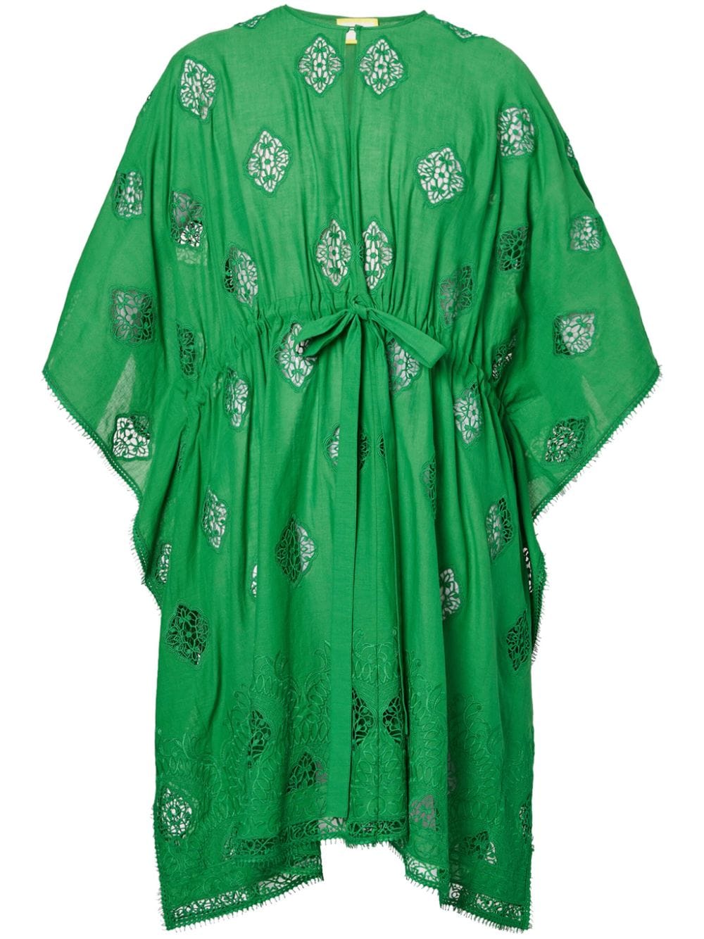 ERDEM broderie anglaise cover-up dress - Green
