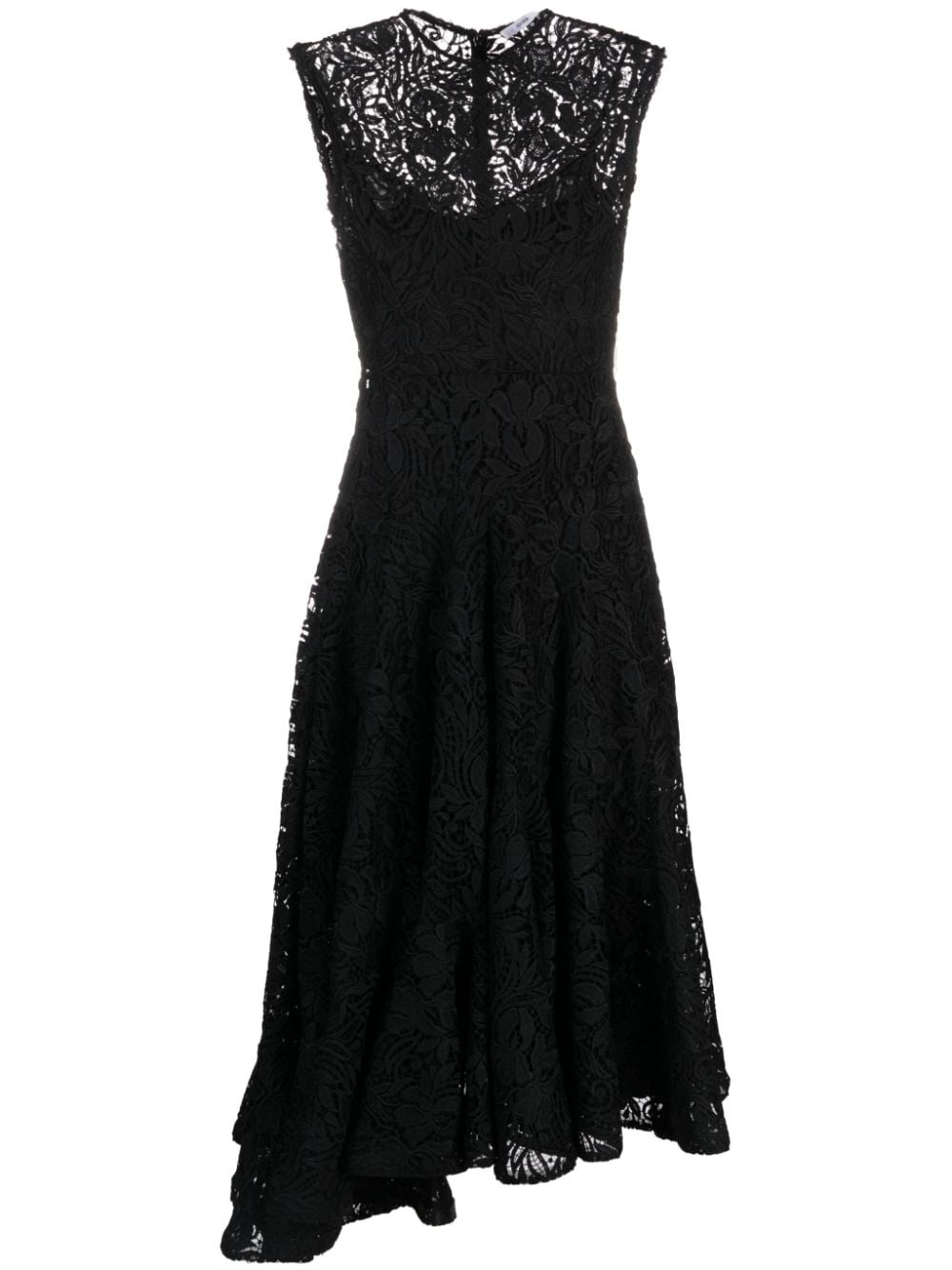 ERDEM sleeveless guipure lace midi dress - Black
